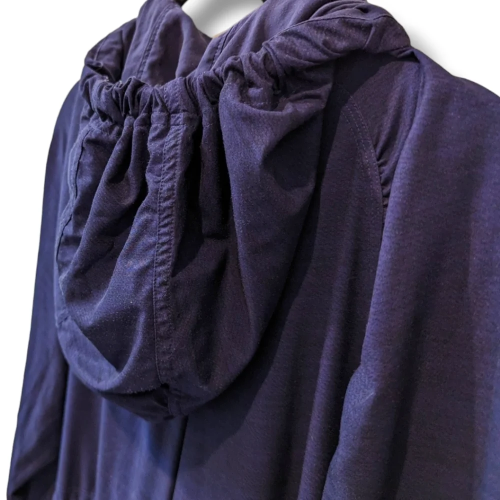 {FLAWS} Lululemon Vitality Full Zip Hooded Purple Anorak Jacket (10)